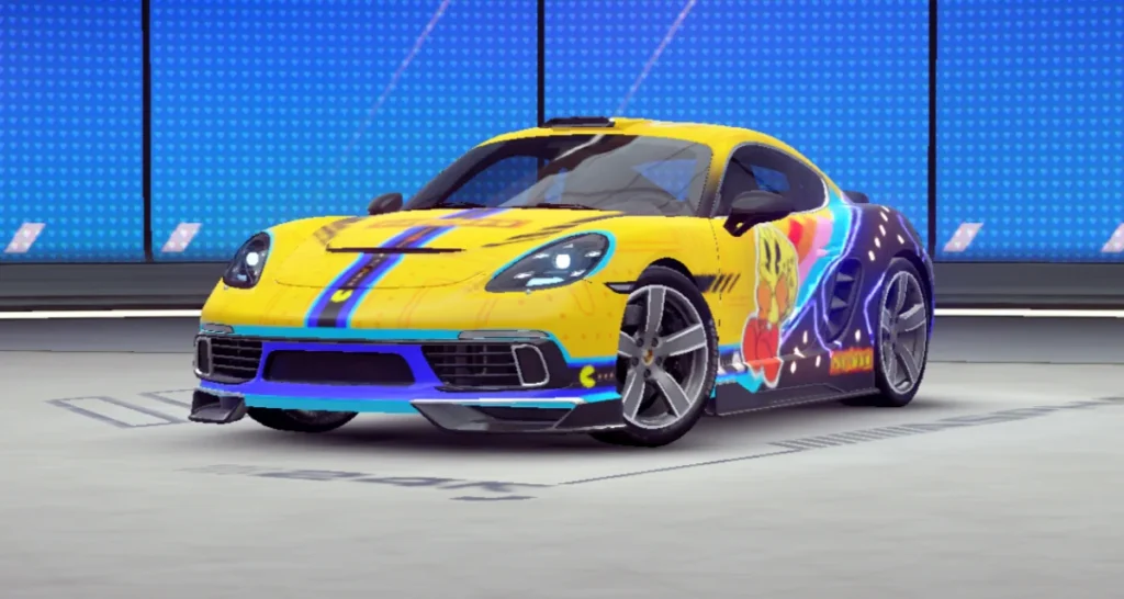 Porsche 718 Cayman Pac-Man Edition